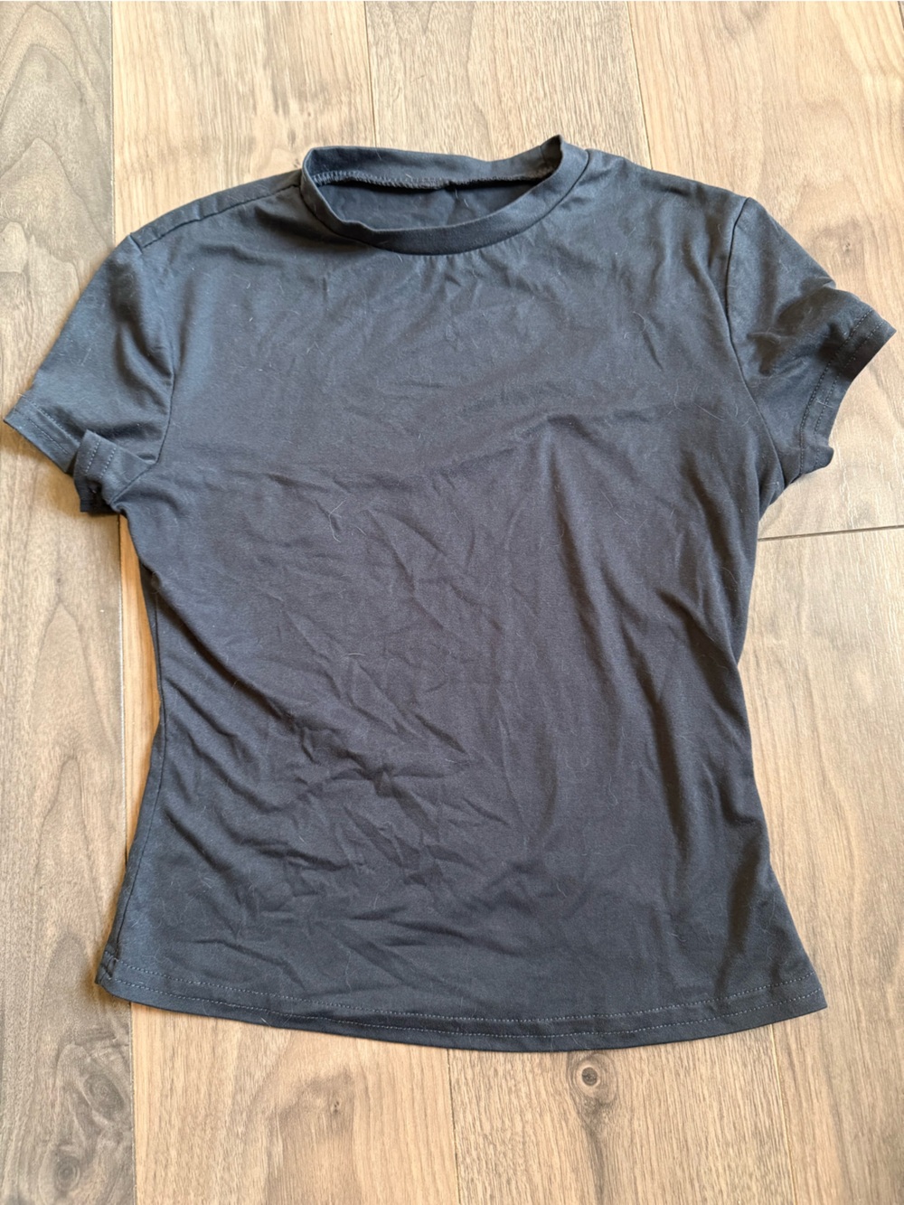 Dark Grey Baby Tee